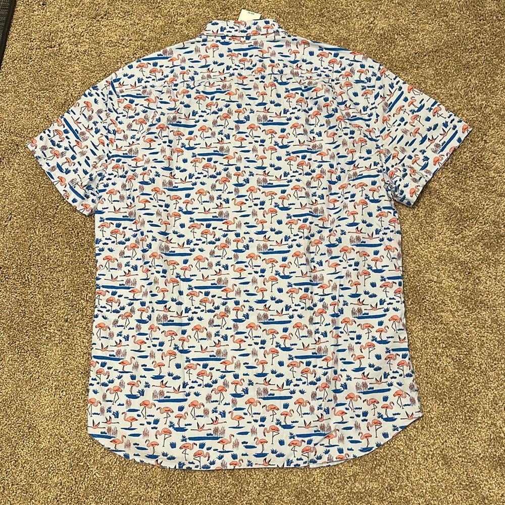 Flamingo button down - Picture 3 of 5